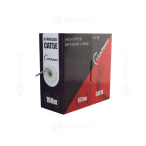 Cablu FTP CAT5E CCA LinkPower LINK-FTP-CCA-100, pret/100 m, gri