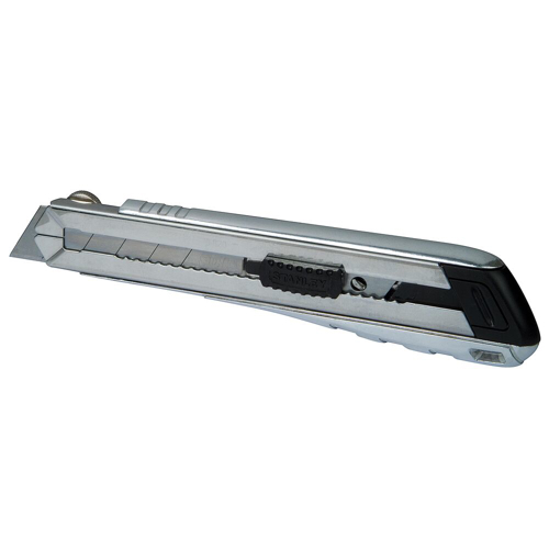 Stanley 0-10-820, Cutter FatMax cu blocare prin glisare, 210mm + 4 lame segmentate 25mm