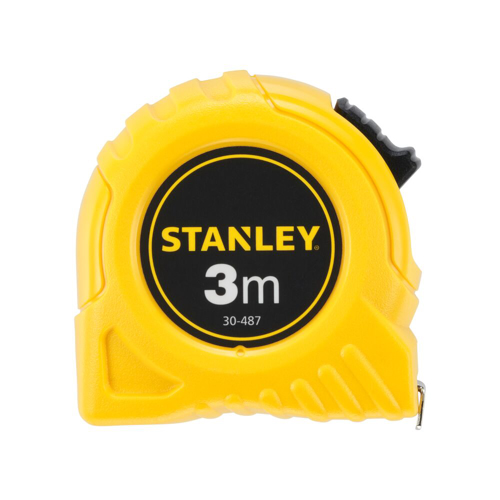Stanley 0-30-487, ruleta clasica 3m, protectie Tylon, tru-zero, 3m x 12.7mm, blister