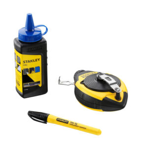 Stanley 0-47-681, set sfoara de trasare + creta albastra + marker, blister