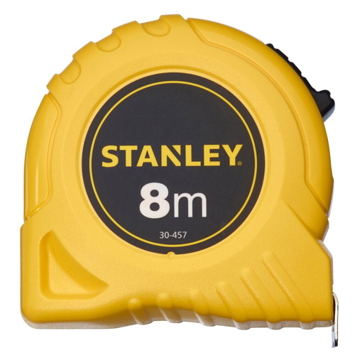 Stanley 1-30-457, ruleta clasica 8m, protectie Tylon, tru-zero, 8m x 25mm