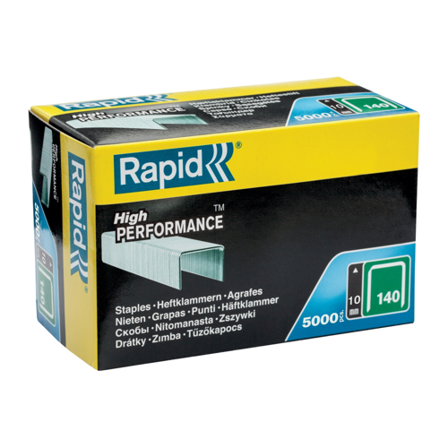 Rapid 11912311, set de 5000 de capse din sarma plata No. 140, 12 mm