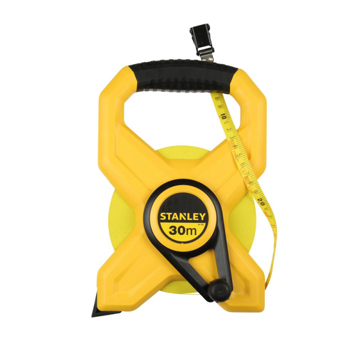 Stanley 2-34-792, ruleta deschisa cu banda din fibra de sticla 30m, masurari de precizie, tru-zero, rezistenta la coroziune, 30m x 13mm, blister