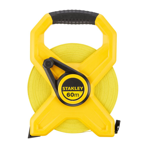 Stanley 2-34-795, ruleta deschisa cu banda din fibra de sticla 60m, masurari de precizie, tru-zero, rezistenta la coroziune, 60m x 13mm, blister