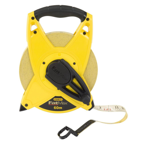 Stanley 2-34-824, ruleta deschisa fatmax cu banda din fibra de sticla 60m, mulinare rapida, tru-zero, 60m x 19mm, blister