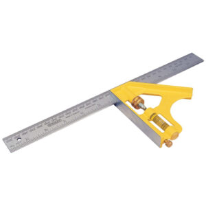 Stanley 2-46-028, echer combinat cu nivela, gradare metrica si imperiala, maner din otel