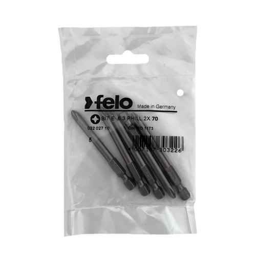 Set 5 biti Felo, seria Industrial profil Philips, E6.3, PH2, 70mm