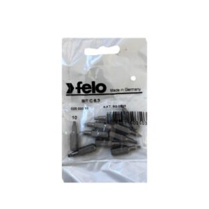 Set 10 biti Felo, seria Industrial profil patrat, C6.3, SQ 0 (1.75mm), 25mm