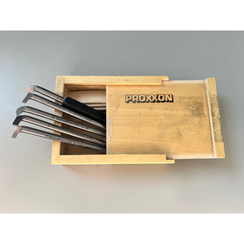 RESIGILAT, Set cutite pentru filet din HSS, cutie deteriorata, Proxxon 24520