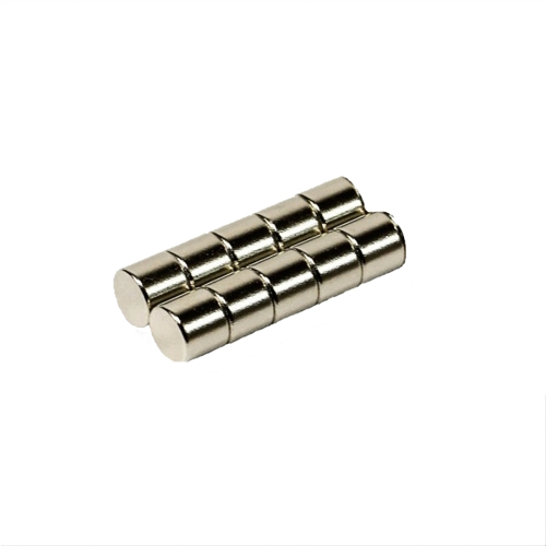 Pebaro 20929, Set 10 magneti neodim disc, N48, dimensiuni 6x5mm