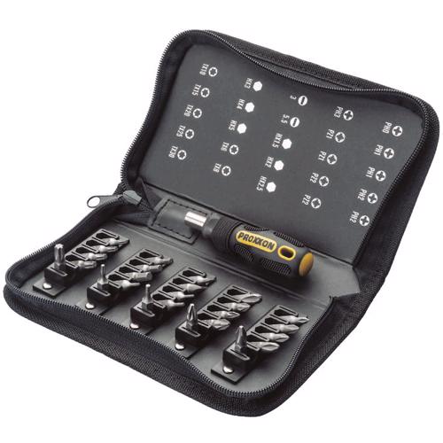 Proxxon 22730, Trusa compacta de biti cu maner FLEX-DOT, 26 piese