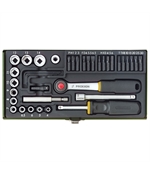 Trusa de biti si chei tubulare, Proxxon 23070, 1/4", 39 buc