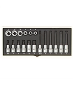 Set de chei speciale XZN (Spline), Proxxon 23296, 18 piese