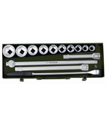 Trusa chei tubulare 3/4" pentru camioane, Proxxon 23300, 14 piese