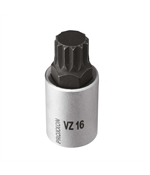 Cheie spline, VZ16, XZN16, M16, Proxxon 23328, 1/2", lungime 55mm