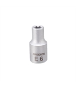 Cheie tubulara torx exterior E6, Proxxon 23792, 1/4" 