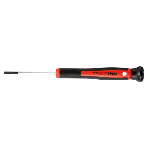 Felo 24004350, Surubelnita de precizie cu varf drept 4.0x0.8mm