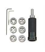 Set filiere M3 - M10, Proxxon 24082, suport inclus