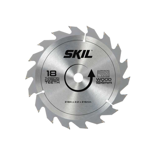 Panza pentru fierastrau SKIL, placata cu aliaj dur 184 x 2.2 x 16 mm, 18 dinti