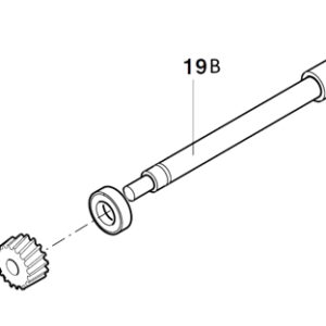 Proxxon 28547.19B-Piesa de schimb, ax