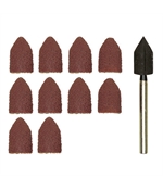 Set ax si tamburi conici, din corindon, 9x13mm, GR80 si GR150 , Proxxon 28987