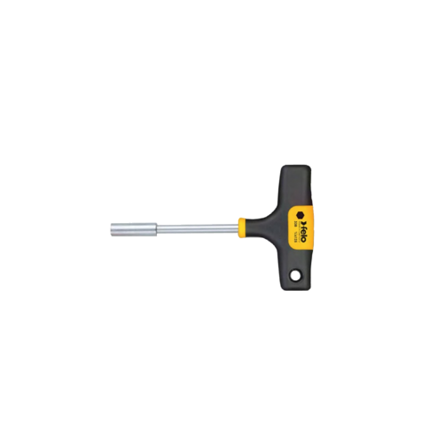 Surubelnita cu maner T, Felo, 125mm, cap hexagonal biti 1/4"