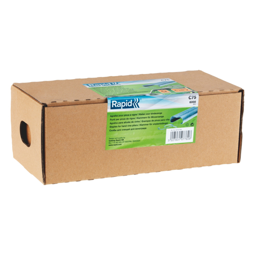 Rapid 40107760, set de 6000 inele pentru gard din aluminiu, C75, diametru 6-18 mm