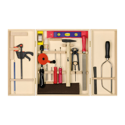 Pebaro 412, Set profesional pentru lucrul cu lemnul, ambalat in cutie de lemn