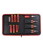 Trusa de surubelnite izolate VDE, Felo E-SLIM, 11 piese