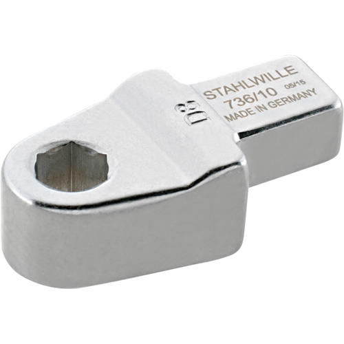 Cap fix cheie dinamometrica, Stahlwille 736/10 1, prindere 9x12 mm, prindere biti 1/4"