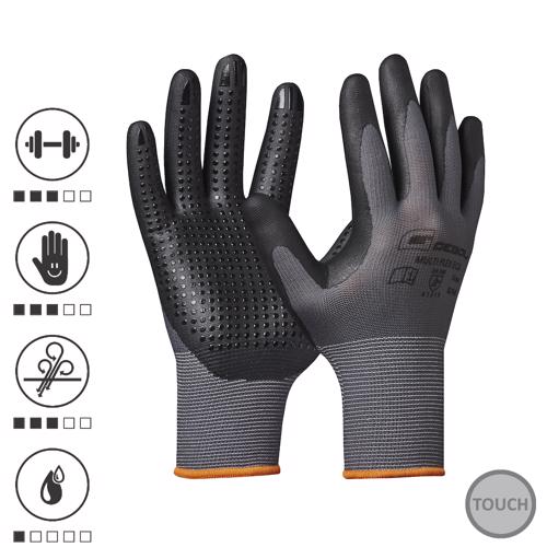 Gebol 709679, Manusi de protectie Multi Flex Eco, din poliester, uz profesional, marimea 11/XXL