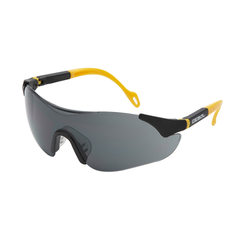 Gebol 730002, Ochelari de protectie Safety Comfort din policarbonat, lentile fumurii, clasa optica I, protectie UV, marime universala