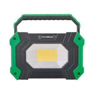 Stahlwille 77490015, Proiector LED portabil 13133, 2800 lumeni, 3 trepte de lumina, baterie Li-Ion, autonomie 13 ore, baza magnetica + functie de Powerbank
