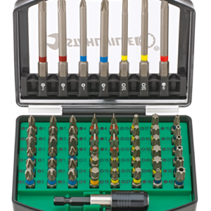 Trusa Stahlwille 55 de biti 1/4" + suport bit cu mandrina, 1206 BIT-SET 56 TLG