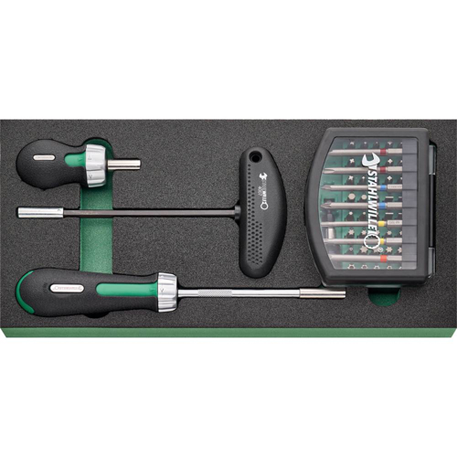 Set de biti TCS, 59 bucati, insertie 1/3"