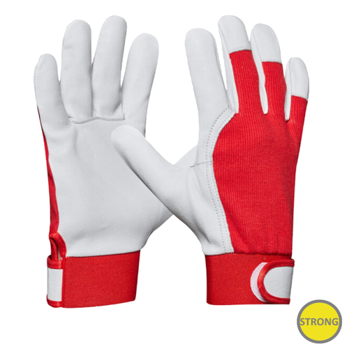 Gebol EP703432, Manusi de protectie G-Base Eco Fit, din piele de oaie, uz profesional, marimea 9/L