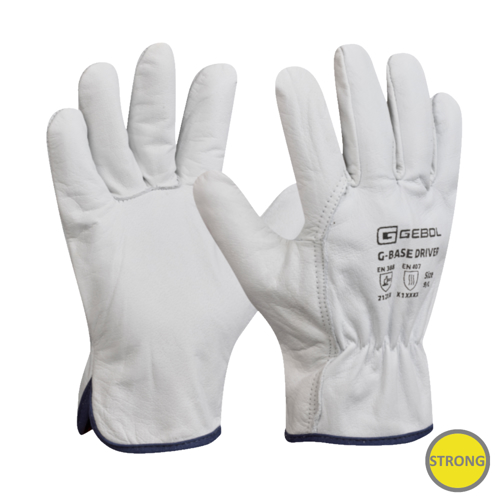 Gebol EP760010_10, Manusi de protectie G-Base Driver, din piele de bivol, rezistente la uzura, uz profesional, marimea 10/XL