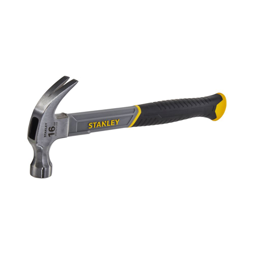 Stanley STHT0-51309, ciocan cu maner din fibra de sticla, gheara curbata, 450g