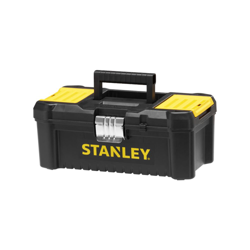 Stanley STST1-75515, essential, cutie pentru scule cu doua organizatoare pe capac si tava detasabila, inchizatoare metalica, 7.60 litri, (12.5 inch) 320x188x132mm