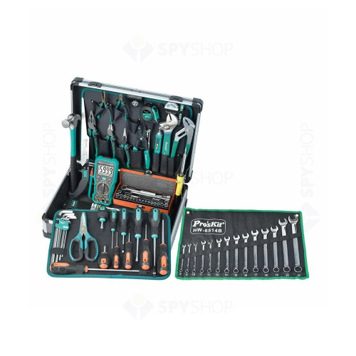 Trusa de scule pentru instalatii electrice Pro'sKit PK-4046BM, 45 unelte