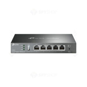 Router Gigabit TP-Link Omada ER605 V2, VPN, 10/100/1000Mbps, 3 porturi LAN, 2 porturi WAN , 940 Mbps