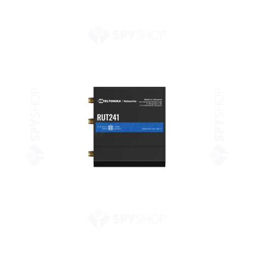 Router industrial IP Teltonika RUT241, 4G/LTE, WiFi, Ethernet, SMS, 10/100 Mbps, IoT