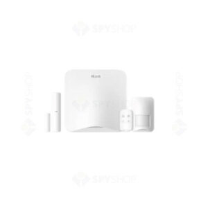 Sistem alarma wireless Hikvision HiLook ALARM-A201PS-Kit2-16WE/B-EU, 16 zone, WiFi/4G LTE, 868 MHz, PIR, plug and play