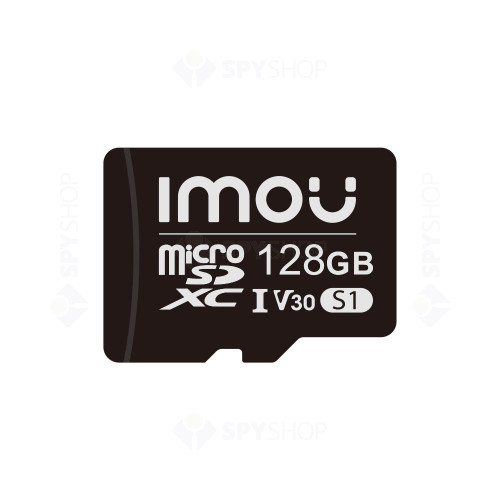 Card de memorie Imou MicroSD 128GB, clasa 10, recomandat pentru supraveghere IP