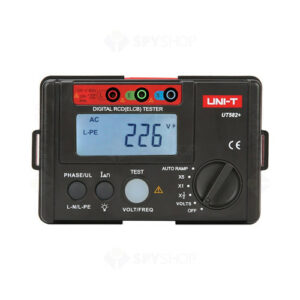 Tester diferentiale RCD UT582+ UNI-T, 600 V, buzzer, LCD