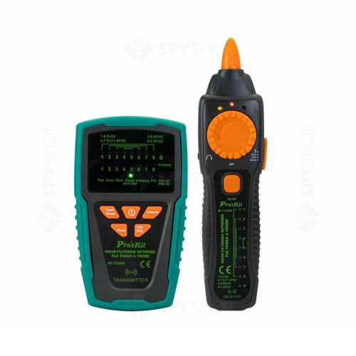 Tester pentru cablu si retea PoE Pro'sKit MT-7029N, 3 km
