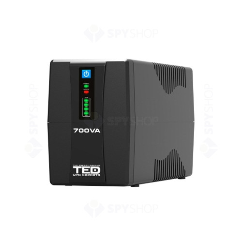 UPS cu 2 prize TED 003966, 700VA, 400 W, LED